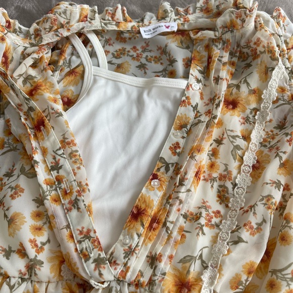 Floral Ruffle Dress - Picture 4 of 4